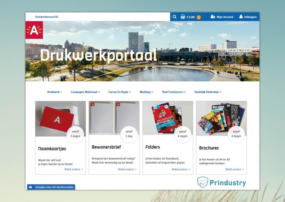 Prindustry relie la Ville d'Anvers à une plateforme d'impression en ligne