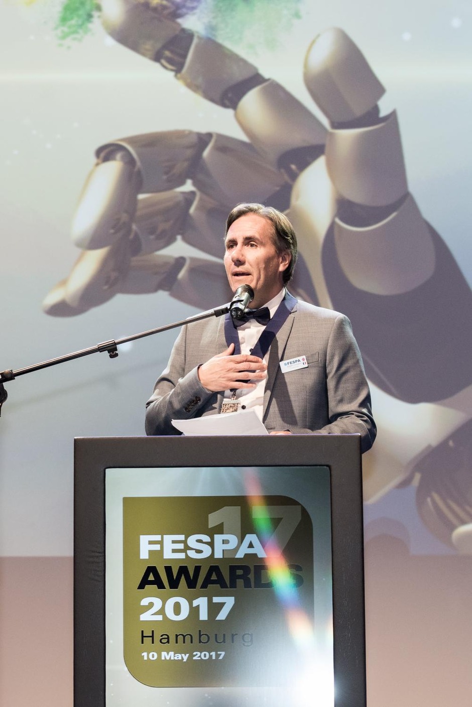 Christian Duyckaerts est le 17ème Président de Fespa
